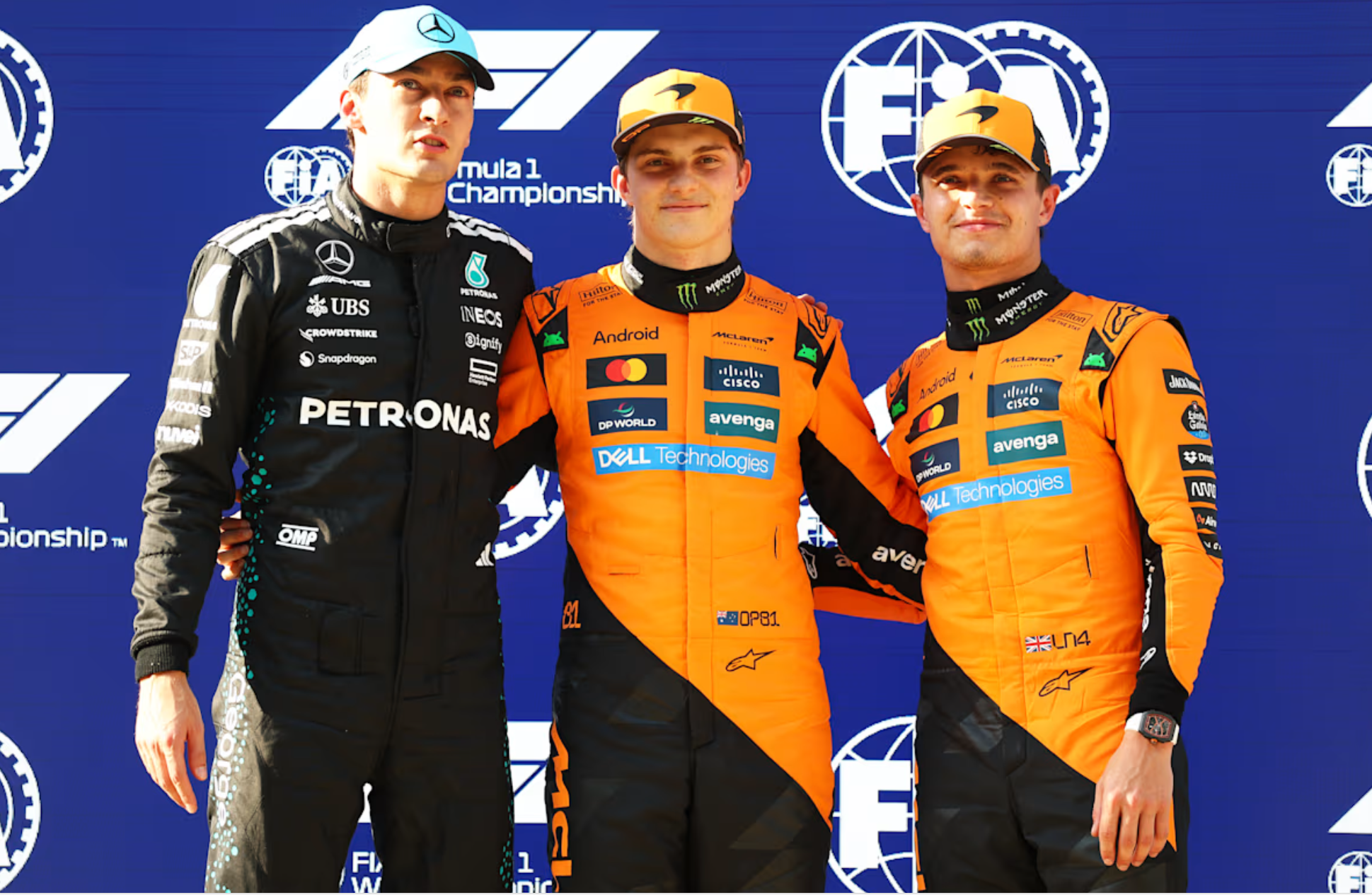 红牛车队绝杀红牛二队，皮亚斯特里状态火热